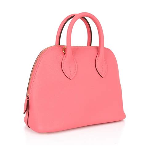 azalee hermes mini|Hermes Mini Bolide 1923 Bag Rose Azalee Evercolor .